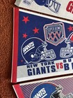 2 Vintage Super Bowl XXI And XXV New York Giants Pennants And One Souvenir — photo 5