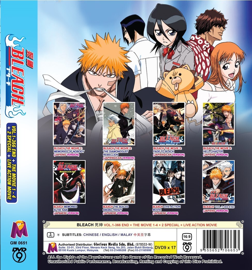 Bleach Collection | TV Series | DVD | Dual Audio | eBay