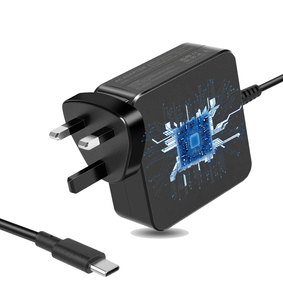 65W Type-C USB-C Laptop Power Adapter Charger perfect for MacBook Pro/Air, Lenov - Image 3 of 4