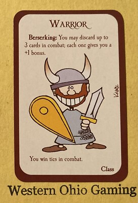 Munchkin Warrior Card USED SJG Steve Jackson Games | eBay