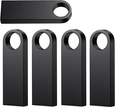 USB Flash Drive 64GB 5 Pack USB 2.0 Thumb Drive Jump Drive 64GB（5 Pack)