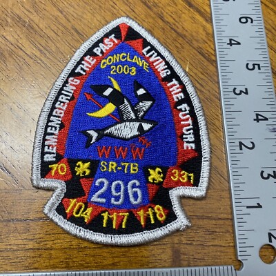 2003 SR-7B Conclave Patch  no Loop OA Order of the Arrow 38E-1003L