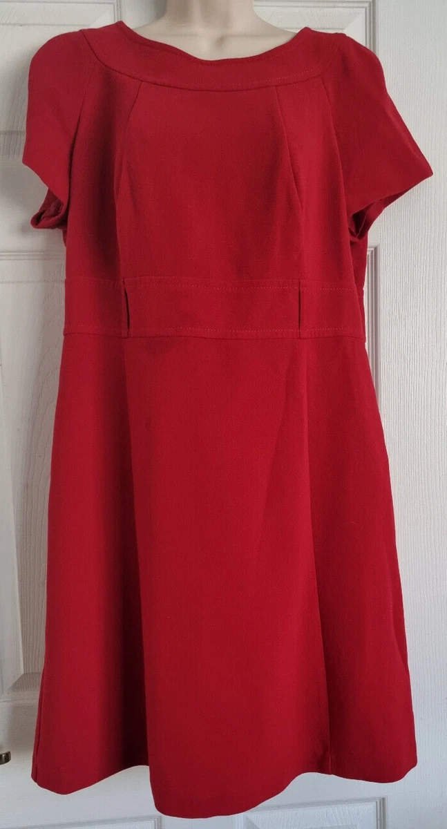 Smart casual red dress sale