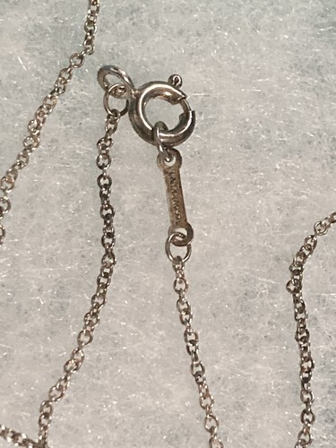 Tiffany & Co Sterling Silver Venezia Luce Pendant Necklace 16.5” Authentic - Picture 8 of 8