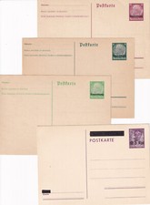 Luksemburg - 4 pocztówki okupacja