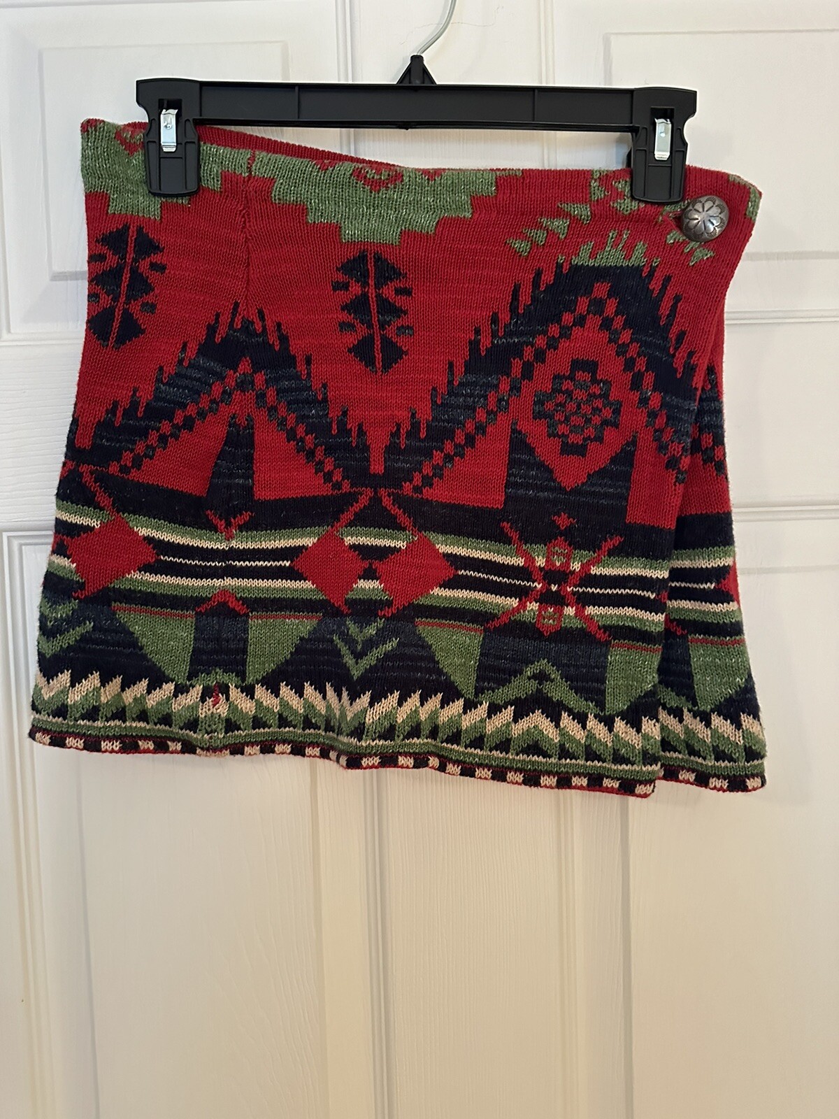 Girls Ralph Lauren Wrap Mini Skirt Size M (8-10)