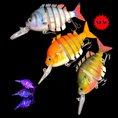 3x 8,0cm Twitchbait Crankbait Hardbait Wobbler Runner Swimbait Twitchbait Blade