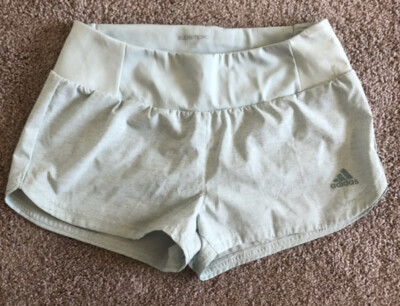 mint green adidas shorts