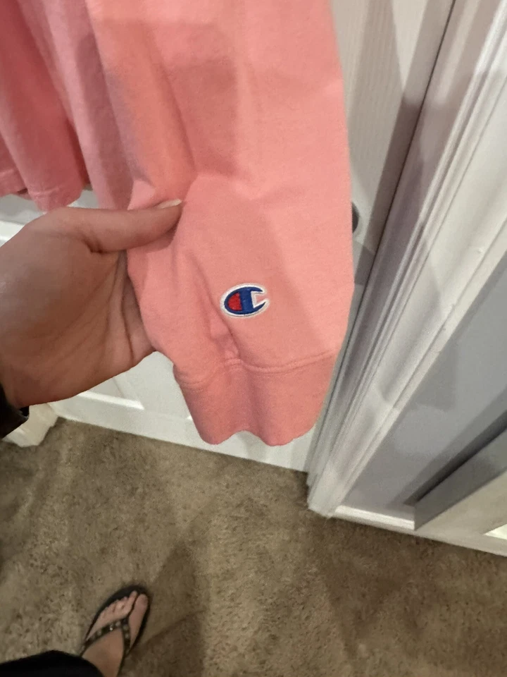 South Carolina Gamecocks Champion Pink LS Crew Neck Tee Shirt Men's 2x - Image 3 of 4