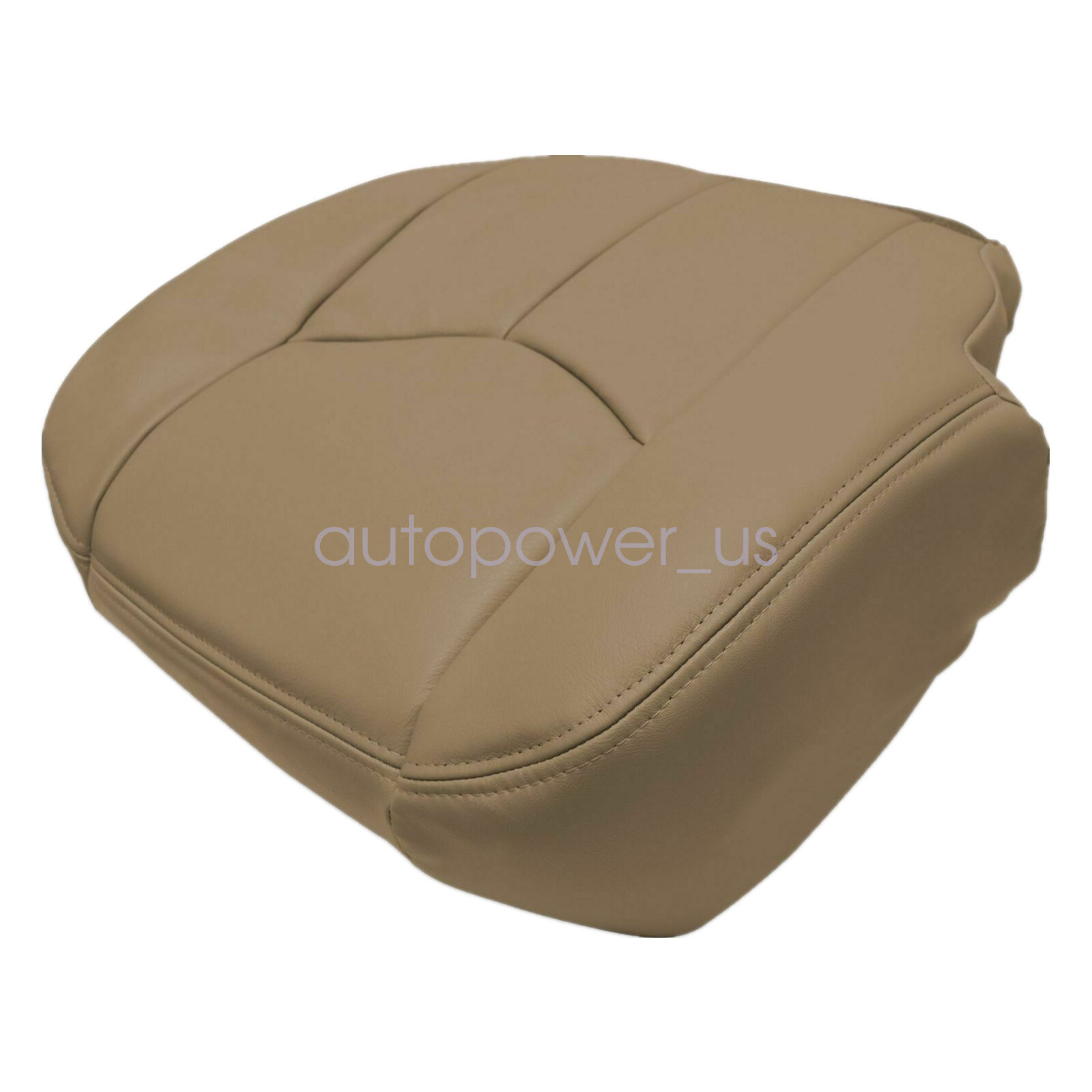 For 2003-2006 GMC Sierra Work Truck Front Back Seat Cover NO Armrest Med Tan