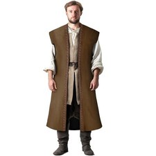 Men's Pirate Vest Medieval Costume Renaissance Role Playing WaistcoatZ3785BNL