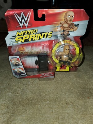 Playmates WWE Nitro Sprints Basic Vehicle Bull Bruiser Truck - The Rock