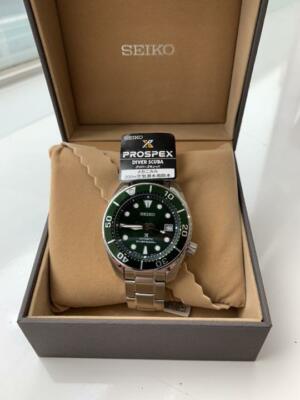 SEIKO PROSPEX SUMO GREEN SUNBURST MEN WATCH SBDC081 (NEW, Low 