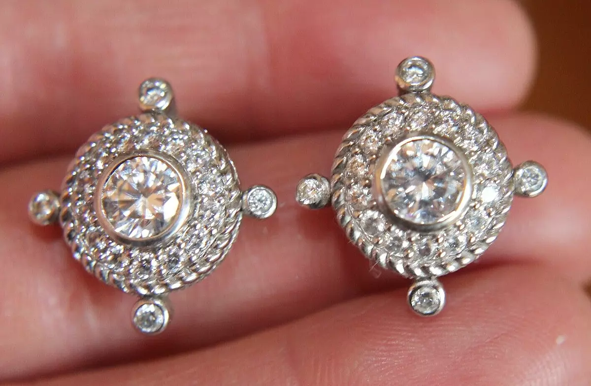 Judith ripka sale clip on earrings