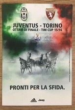 Flyer Cartolina Juventus Torino Juve Finale Adidas Jeep stadium collezione 