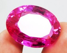 Certified 81.00 Ct Natural Ceylon Pink Sapphire Oval Cut Loose Gemstone