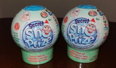 LOT OF 2 Elf on the Shelf Secret Snow Prize Series 3 Christmas Stocking Stuffers