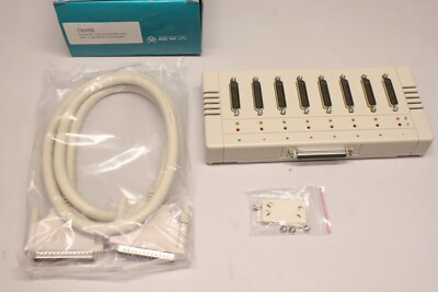 MOXA OPT-8B DB25 8 Port RS-232 Conection Box  OPT8B OVP