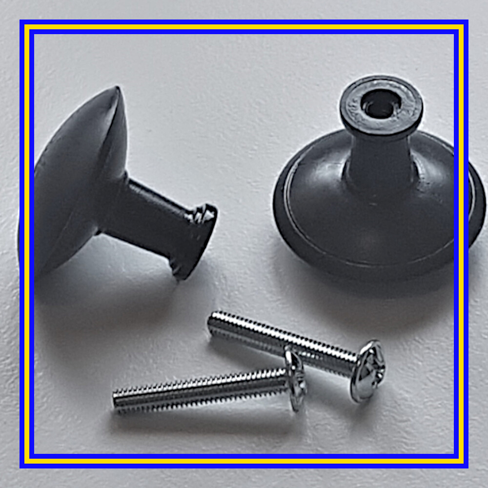 117615 x 2 (100413) IKEA HEDRA HEMNES Furniture Knob Handle with screws LARGE eBay