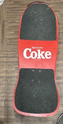 Vintage 80's Rare Coke Coca Cola Dominion Skateboard OG | eBay