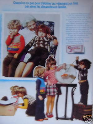 WERBUNG 1973 CREATEX JUGEND VOR DEM ANZIEHEN IHRER KINDER - ADVERTISING