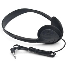 New Retro Walkman Style Headphones 3.5mm Jack Lightweight Wired On-Ear Headset