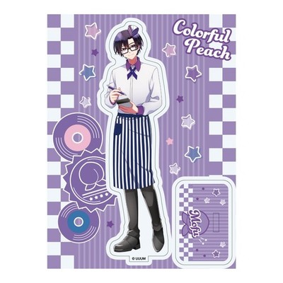 Colorful Peach Acrylic Stand Diner Mofu H127×W36×D3mm