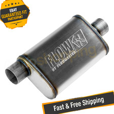 Flowmaster 71229 3 Offset In 3 Center Out Stainless Steel Flowfx Muffler