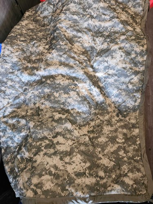 #ad USGI Military Army ACU Digital Wet Weather PONCHO LINER Woobie Blanket $11.99