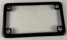 UNBRANDED MOTORCYCLE LICENSE PLATE FRAME BLACK