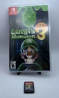 Luigis Mansion 3 Standard Edition - Nintendo Switch With Case TESTED