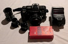 Lot - Minolta Maxxum 7000 35mm SLR Film Camera with Minolta 35-70mm - As Is