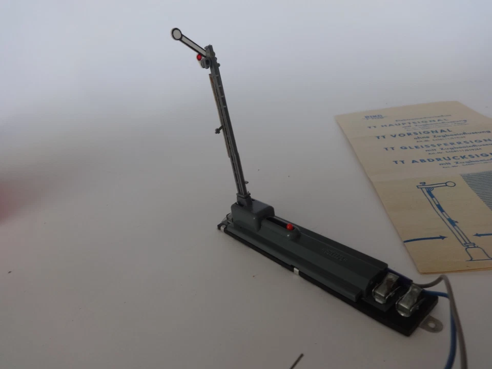 Siba/Piko 1 flügliches Signal TT neuwertig mit Anleitung - Bild 3 von 4