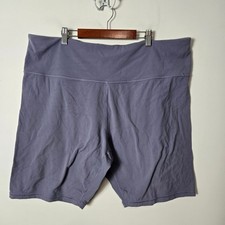 Athleta Size 3X Elation Ultra High Rise 9" Short Buttery-soft Purple Compression