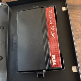 Thunder Blade (Sega Master System SMS, 1988) CIB Tested