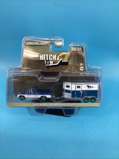 Greenlight Hitch & Tow S9 1972 Ford F-100 and Horse Trailer GREEN MACHINE Chase