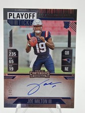 2024 Panini Contenders - Joe Milton III - Playoff Ticket On Card Auto /149