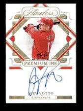 JOEY VOTTO 2022 PANINI FLAWLESS PREMIUM INK ON CARD GOLD AUTO #05/10 T6951
