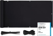 Sekey Balkon Sichtschutz Balkonabdeckung Balkonverkleidung blickdichte Wind- und