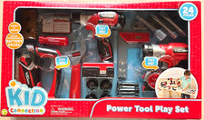 Kids connection 24 Pcs power tool play set Battery powered