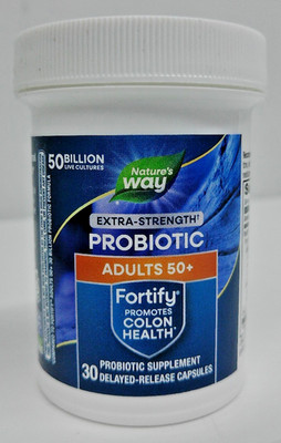 Nature's Way Fortify Extra Strength Adult 50+ Probiotics 30Ct