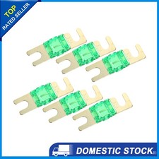6 Pcs 30A AFS Mini ANL Fuse Replaces for Car Truck Motorcycle Boat Audio CDs