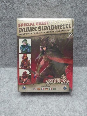 ZOMBICIDE 4 SURVIVORS MINIFIGUREN NEW SPECIAL GUEST MARC SIMONETTI RAR TOP