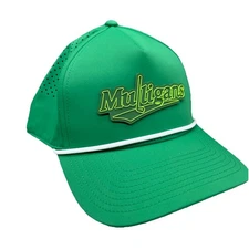 Branded Bills Golf Hat Adjustable Snap Back MULLIGANS Rope performance 545 Green
