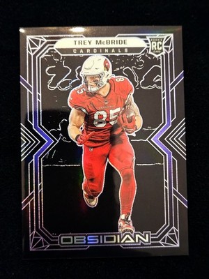 2022 Trey McBride RC SP 85/100 Panini Obsidian #126 Electric Jersey Match 1/1