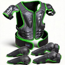 Kids Dirt Bike Gear,Motorcycle Armor Vest Suit for Motocross ATV MTB,Elbow Kn...