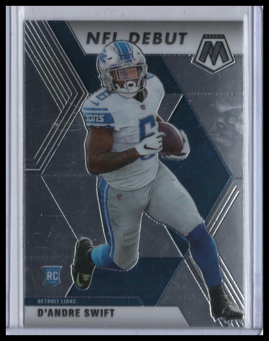2020 Panini Mosaic D'Andre Swift #274 Rookie