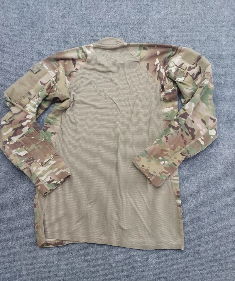Camisa Camuflada de Combate Militar Para Hombres Mediana Parches en el Codo Marrón Verde Utilidad Exterior Foto 2 de 4