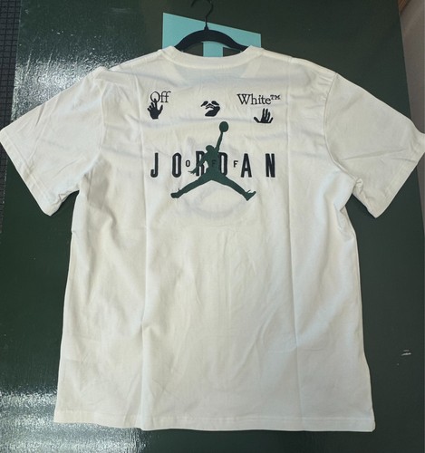 OFF X Jordan T-Shirt Sail In White Size XL