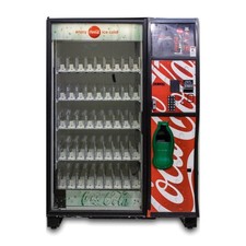 Dixie Narco DN5000 Glass Front Soda Drink Vending Machine Coke Graphics Tested
